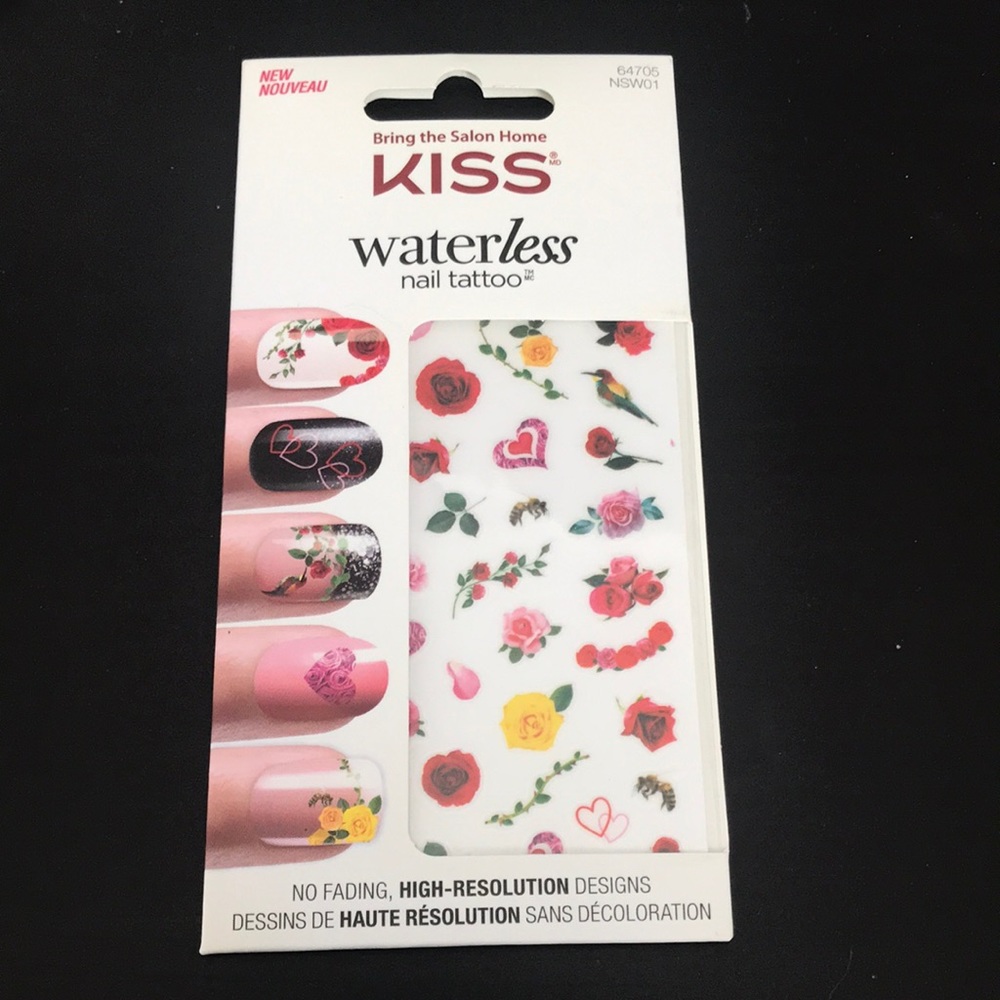 Kiss waterless nail tattoos